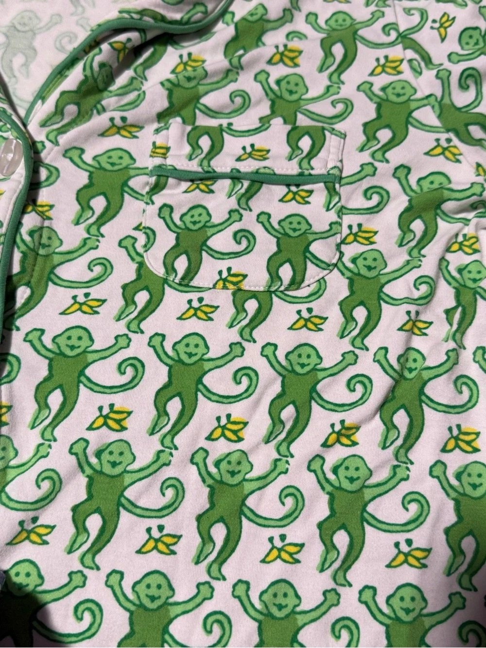 Roller Rabbit Blue and White Elephant-Print top Pajama (see all pictures -bundle